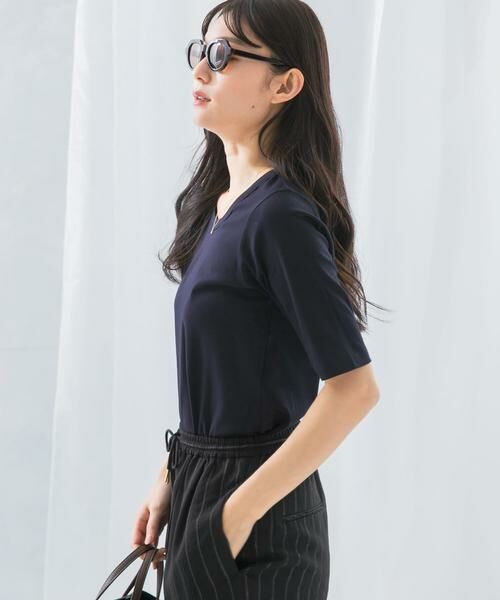 URBAN RESEARCH ROSSO / アーバンリサーチ ロッソ Tシャツ | スーピマコットンUネックカットソー | 詳細2