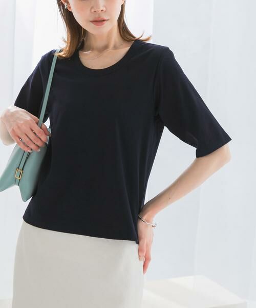 URBAN RESEARCH ROSSO / アーバンリサーチ ロッソ Tシャツ | スーピマコットンUネックカットソー | 詳細4