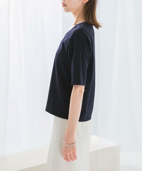 URBAN RESEARCH ROSSO / アーバンリサーチ ロッソ Tシャツ | スーピマコットンUネックカットソー | 詳細9