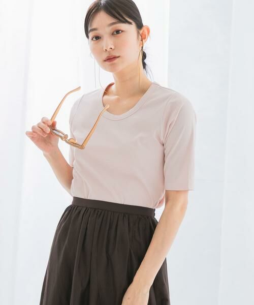 URBAN RESEARCH ROSSO / アーバンリサーチ ロッソ Tシャツ | スーピマコットンUネックカットソー | 詳細22