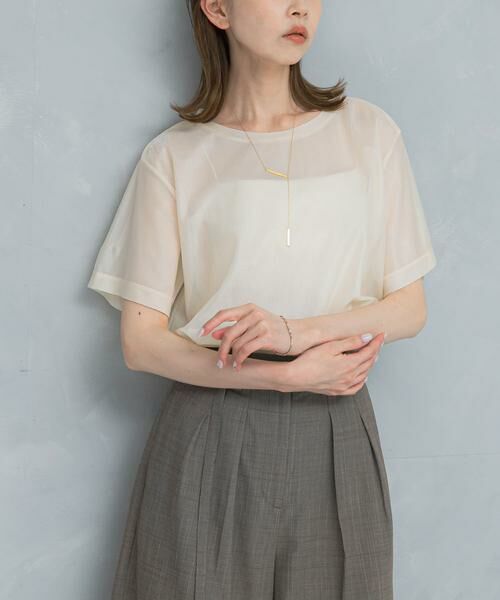 URBAN RESEARCH ROSSO / アーバンリサーチ ロッソ Tシャツ | シアーブライトカットソー | 詳細14