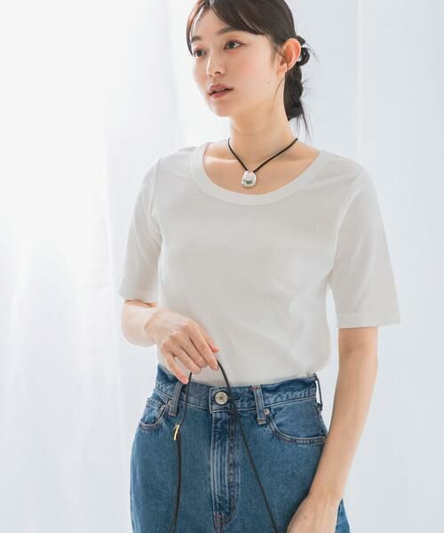 URBAN RESEARCH ROSSO / アーバンリサーチ ロッソ Tシャツ | 接触冷感強撚コットン2WAYカットソー | 詳細9