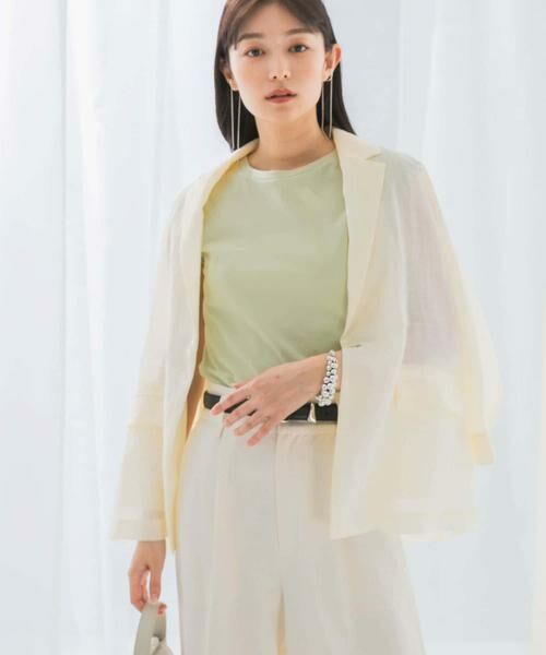 URBAN RESEARCH ROSSO / アーバンリサーチ ロッソ Tシャツ | クールタッチスーピマコットンフレンチTシャツ | 詳細3