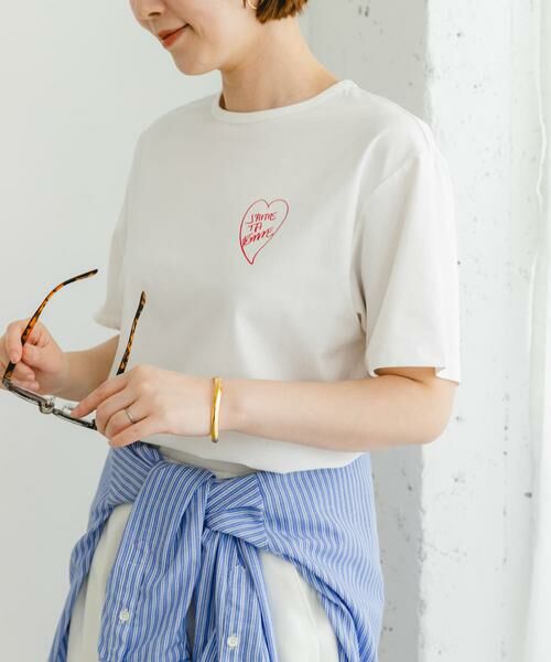 URBAN RESEARCH ROSSO / アーバンリサーチ ロッソ Tシャツ | F by ROSSO　ロゴプリントTシャツ | 詳細2