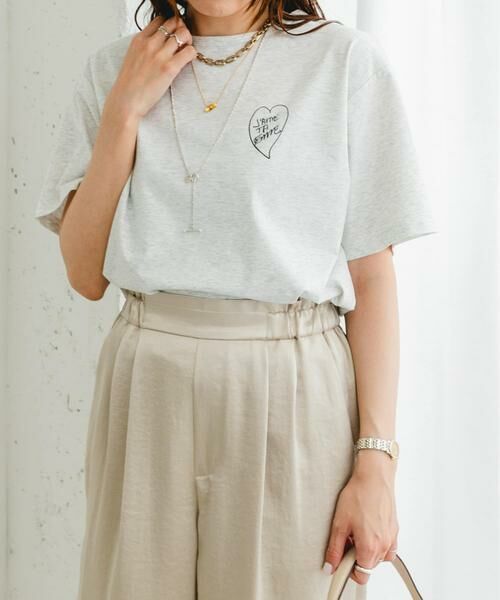 URBAN RESEARCH ROSSO / アーバンリサーチ ロッソ Tシャツ | F by ROSSO　ロゴプリントTシャツ | 詳細12