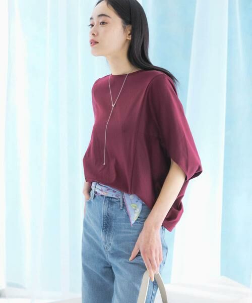 URBAN RESEARCH ROSSO / アーバンリサーチ ロッソ Tシャツ | 『一部WEB限定カラー』汗染防止5分袖ドルマンプルオーバー | 詳細1