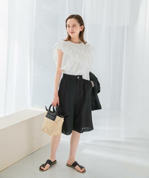 URBAN RESEARCH ROSSO / アーバンリサーチ ロッソ Tシャツ | プリーツフリルデザインプルオーバー | 詳細3