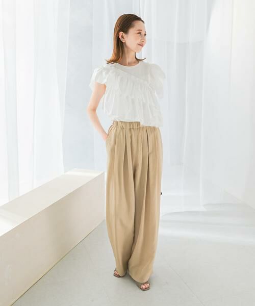 URBAN RESEARCH ROSSO / アーバンリサーチ ロッソ Tシャツ | プリーツフリルデザインプルオーバー | 詳細7