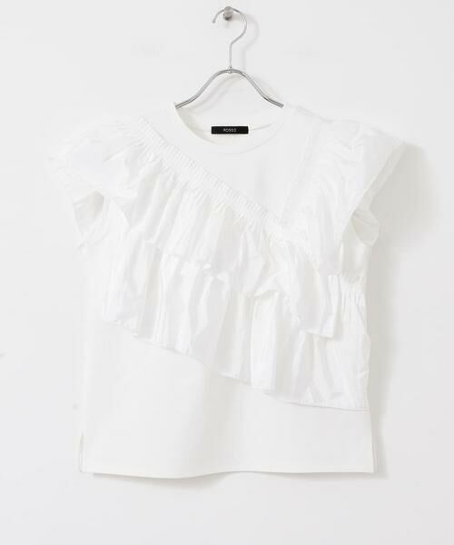 URBAN RESEARCH ROSSO / アーバンリサーチ ロッソ Tシャツ | プリーツフリルデザインプルオーバー | 詳細8