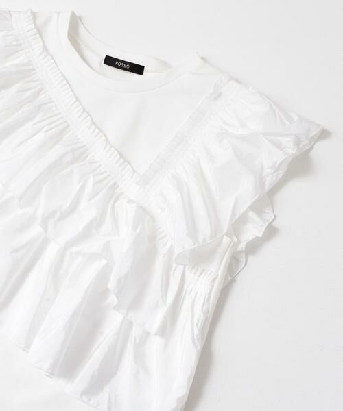 URBAN RESEARCH ROSSO / アーバンリサーチ ロッソ Tシャツ | プリーツフリルデザインプルオーバー | 詳細9