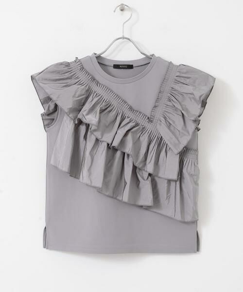 URBAN RESEARCH ROSSO / アーバンリサーチ ロッソ Tシャツ | プリーツフリルデザインプルオーバー | 詳細29