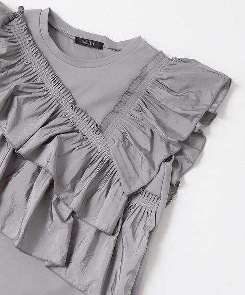 URBAN RESEARCH ROSSO / アーバンリサーチ ロッソ Tシャツ | プリーツフリルデザインプルオーバー | 詳細30