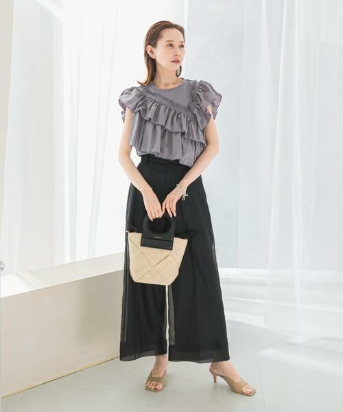 URBAN RESEARCH ROSSO / アーバンリサーチ ロッソ Tシャツ | プリーツフリルデザインプルオーバー | 詳細22