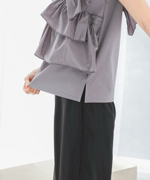 URBAN RESEARCH ROSSO / アーバンリサーチ ロッソ Tシャツ | プリーツフリルデザインプルオーバー | 詳細27