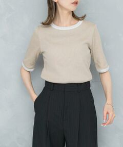 URBAN RESEARCH ROSSO / アーバンリサーチ ロッソ Tシャツ | バイカラーコンパクトリブTシャツ