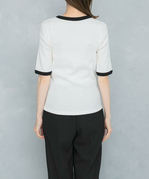 URBAN RESEARCH ROSSO / アーバンリサーチ ロッソ Tシャツ | バイカラーコンパクトリブTシャツ | 詳細7