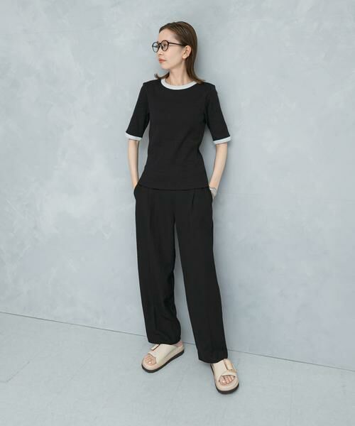 URBAN RESEARCH ROSSO / アーバンリサーチ ロッソ Tシャツ | バイカラーコンパクトリブTシャツ | 詳細17