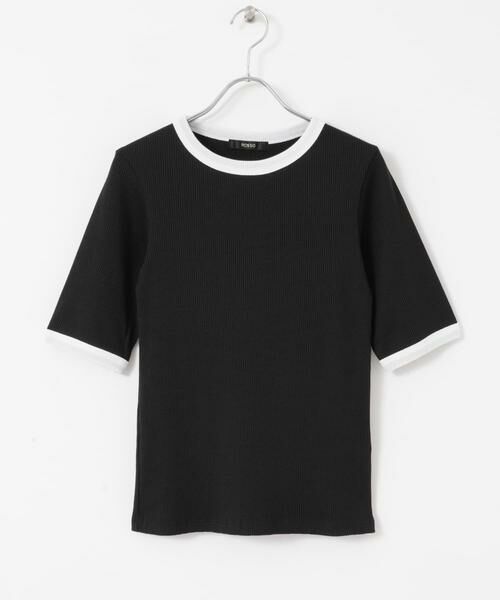 URBAN RESEARCH ROSSO / アーバンリサーチ ロッソ Tシャツ | バイカラーコンパクトリブTシャツ | 詳細18