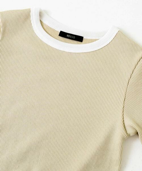 URBAN RESEARCH ROSSO / アーバンリサーチ ロッソ Tシャツ | バイカラーコンパクトリブTシャツ | 詳細27