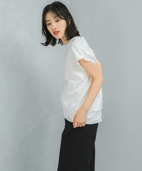 URBAN RESEARCH ROSSO/アーバンリサーチ ロッソ フレンチスリーブライトスエット オフホワイト FREE URBAN RESEARCH ROSSO/アーバンリサーチ ロッソ フレンチスリーブライトスエット オフホワイト FREE