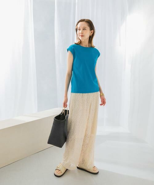 URBAN RESEARCH ROSSO / アーバンリサーチ ロッソ Tシャツ | 汗染防止フレンチリブTシャツ | 詳細4