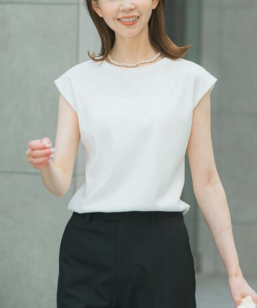 URBAN RESEARCH ROSSO / アーバンリサーチ ロッソ Tシャツ | 汗染防止フレンチリブTシャツ | 詳細13