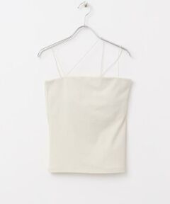 URBAN RESEARCH ROSSO / アーバンリサーチ ロッソ キャミソール・チューブトップ | 抗菌防臭カップ付ベアラメキャミソール