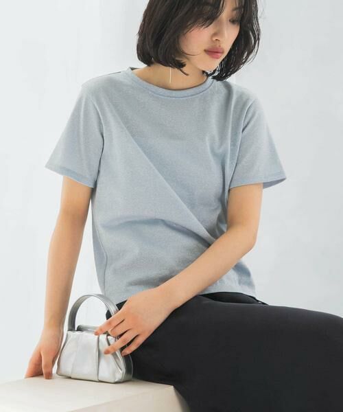 URBAN RESEARCH ROSSO/アーバンリサーチ ロッソ ラメカットソー グレー系その他 FREE