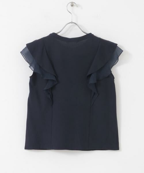 URBAN RESEARCH ROSSO / アーバンリサーチ ロッソ Tシャツ | シアードッキングフリルスリーブTシャツ | 詳細6