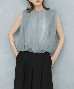 URBAN RESEARCH ROSSO / アーバンリサーチ ロッソ その他トップス | チュールタックプルオーバー