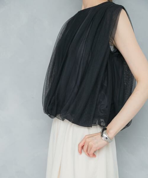 URBAN RESEARCH ROSSO / アーバンリサーチ ロッソ その他トップス | チュールタックプルオーバー | 詳細9
