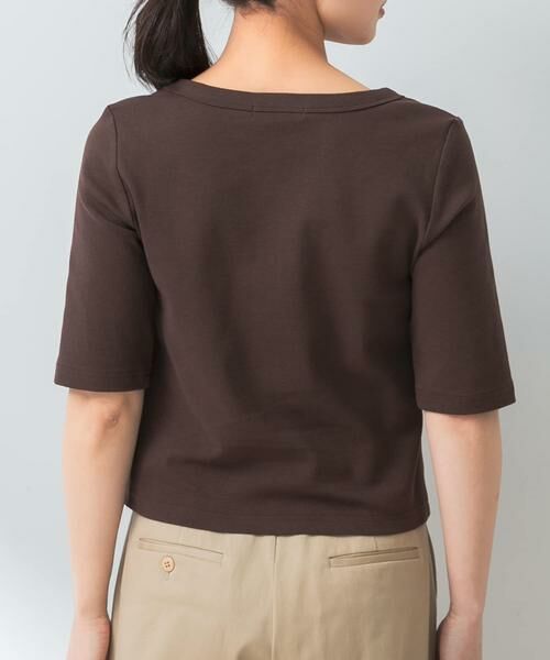 URBAN RESEARCH ROSSO / アーバンリサーチ ロッソ Tシャツ | 『UR TECH ひやサラクール』F by ROSSO　スクエアネックハーフスリーブプルオーバー | 詳細10