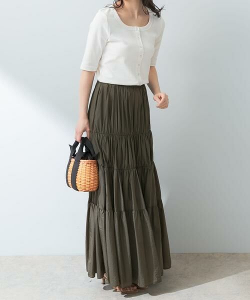 URBAN RESEARCH ROSSO / アーバンリサーチ ロッソ Tシャツ | 『UR TECH ひやサラクール』F by ROSSO　スクエアネックハーフスリーブプルオーバー | 詳細21