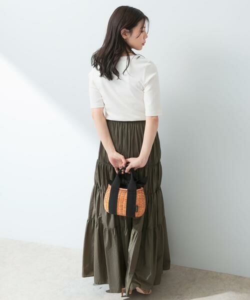 URBAN RESEARCH ROSSO / アーバンリサーチ ロッソ Tシャツ | 『UR TECH ひやサラクール』F by ROSSO　スクエアネックハーフスリーブプルオーバー | 詳細23