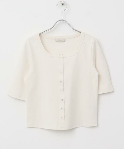 URBAN RESEARCH ROSSO / アーバンリサーチ ロッソ Tシャツ | 『UR TECH ひやサラクール』F by ROSSO　スクエアネックハーフスリーブプルオーバー | 詳細24