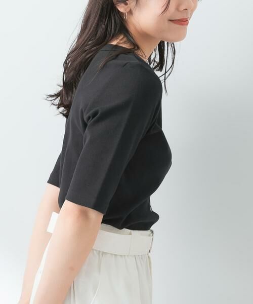 URBAN RESEARCH ROSSO / アーバンリサーチ ロッソ Tシャツ | 『UR TECH ひやサラクール』F by ROSSO　スクエアネックハーフスリーブプルオーバー | 詳細27