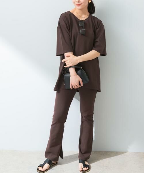 URBAN RESEARCH ROSSO / アーバンリサーチ ロッソ Tシャツ | 『UR TECH ひやサラクール』F by ROSSO　コクーンフレアチュニックTシャツ | 詳細6