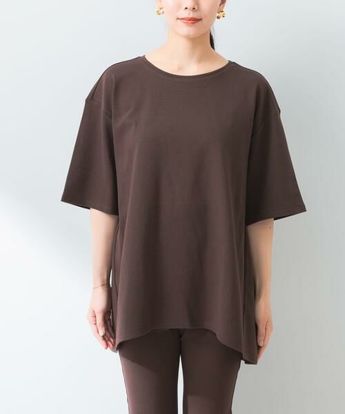 URBAN RESEARCH ROSSO / アーバンリサーチ ロッソ Tシャツ | 『UR TECH ひやサラクール』F by ROSSO　コクーンフレアチュニックTシャツ | 詳細7