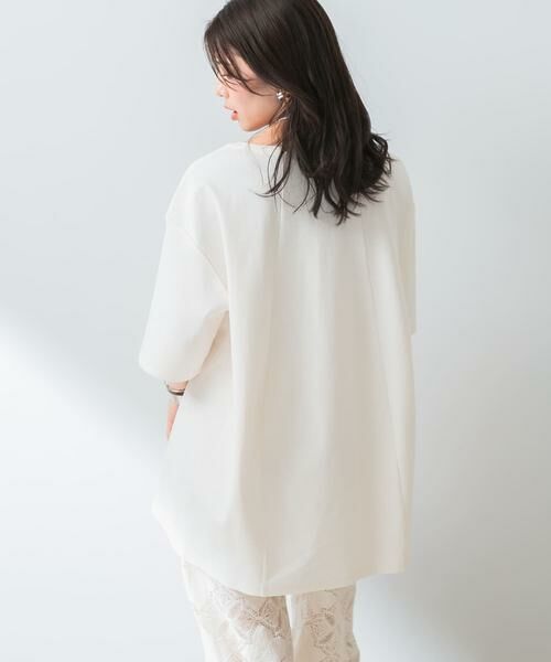 URBAN RESEARCH ROSSO / アーバンリサーチ ロッソ Tシャツ | 『UR TECH ひやサラクール』F by ROSSO　コクーンフレアチュニックTシャツ | 詳細19