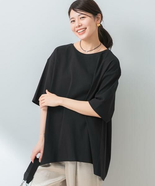 URBAN RESEARCH ROSSO / アーバンリサーチ ロッソ Tシャツ | 『UR TECH ひやサラクール』F by ROSSO　コクーンフレアチュニックTシャツ | 詳細24