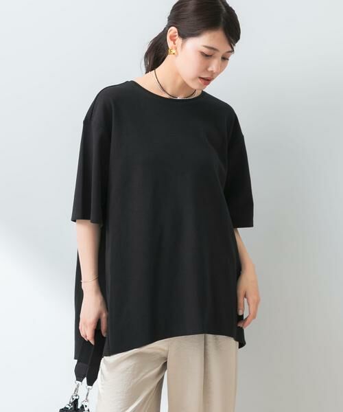 URBAN RESEARCH ROSSO / アーバンリサーチ ロッソ Tシャツ | 『UR TECH ひやサラクール』F by ROSSO　コクーンフレアチュニックTシャツ | 詳細25