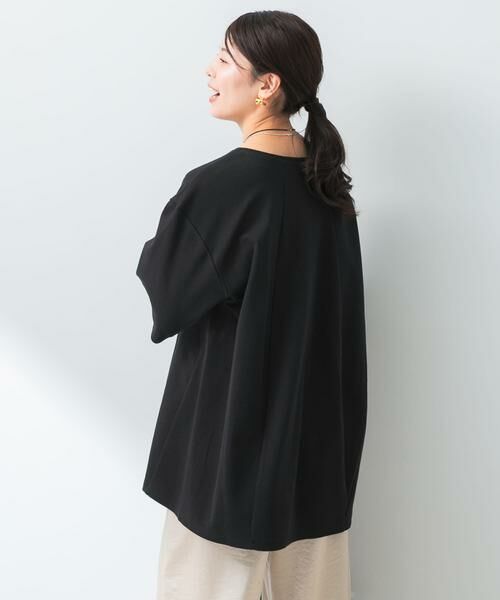 URBAN RESEARCH ROSSO / アーバンリサーチ ロッソ Tシャツ | 『UR TECH ひやサラクール』F by ROSSO　コクーンフレアチュニックTシャツ | 詳細26