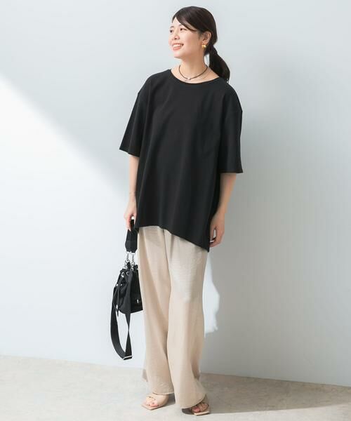 URBAN RESEARCH ROSSO / アーバンリサーチ ロッソ Tシャツ | 『UR TECH ひやサラクール』F by ROSSO　コクーンフレアチュニックTシャツ | 詳細27