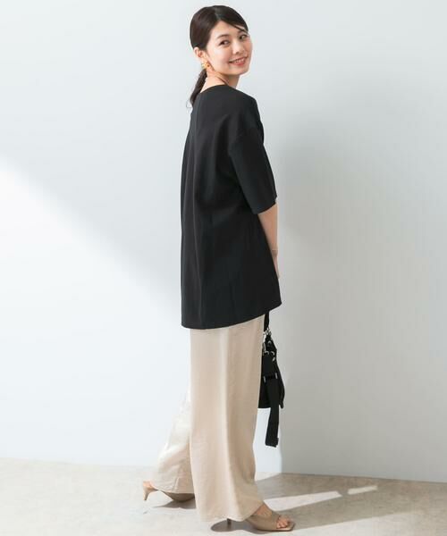 URBAN RESEARCH ROSSO / アーバンリサーチ ロッソ Tシャツ | 『UR TECH ひやサラクール』F by ROSSO　コクーンフレアチュニックTシャツ | 詳細28