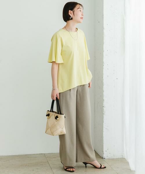 URBAN RESEARCH ROSSO / アーバンリサーチ ロッソ Tシャツ | 『UR TECH』Fby ROSSO　UVCUTバックテールフレアスリーブTシャツ | 詳細6