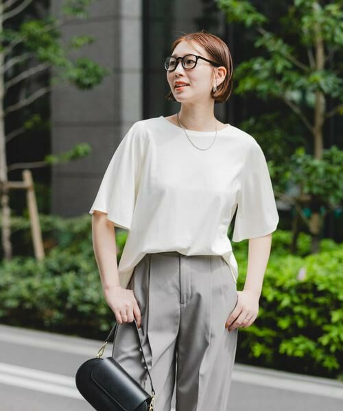 URBAN RESEARCH ROSSO / アーバンリサーチ ロッソ Tシャツ | 『UR TECH』Fby ROSSO　UVCUTバックテールフレアスリーブTシャツ | 詳細13