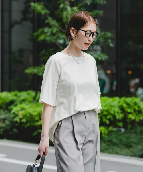 URBAN RESEARCH ROSSO / アーバンリサーチ ロッソ Tシャツ | 『UR TECH』Fby ROSSO　UVCUTバックテールフレアスリーブTシャツ | 詳細14