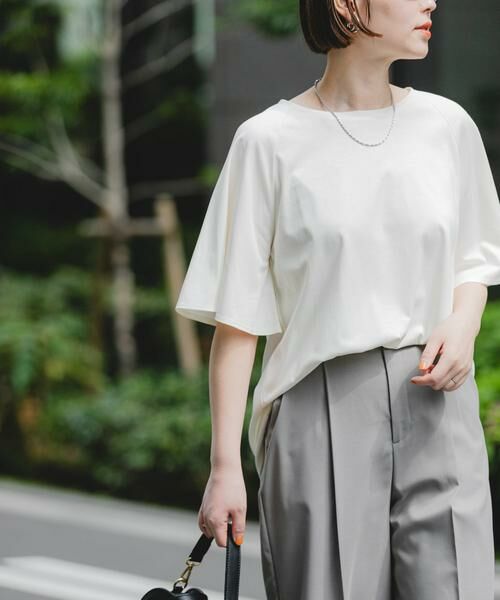 URBAN RESEARCH ROSSO / アーバンリサーチ ロッソ Tシャツ | 『UR TECH』Fby ROSSO　UVCUTバックテールフレアスリーブTシャツ | 詳細15