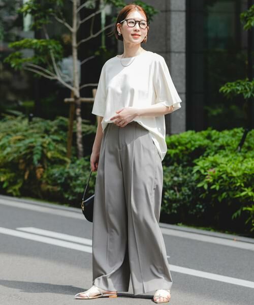 URBAN RESEARCH ROSSO / アーバンリサーチ ロッソ Tシャツ | 『UR TECH』Fby ROSSO　UVCUTバックテールフレアスリーブTシャツ | 詳細16