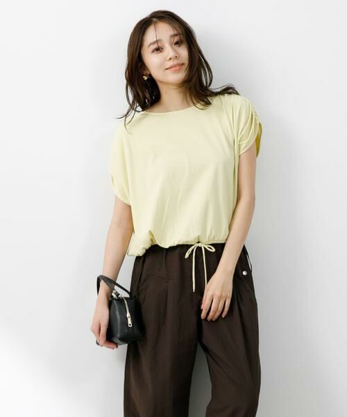 URBAN RESEARCH ROSSO / アーバンリサーチ ロッソ Tシャツ | 『UR TECH』F by ROSSO　UVCUTバックオープンクロップドTシャツ | 詳細1